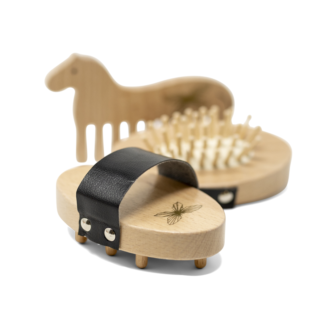 Set Grooming Hobby Horse