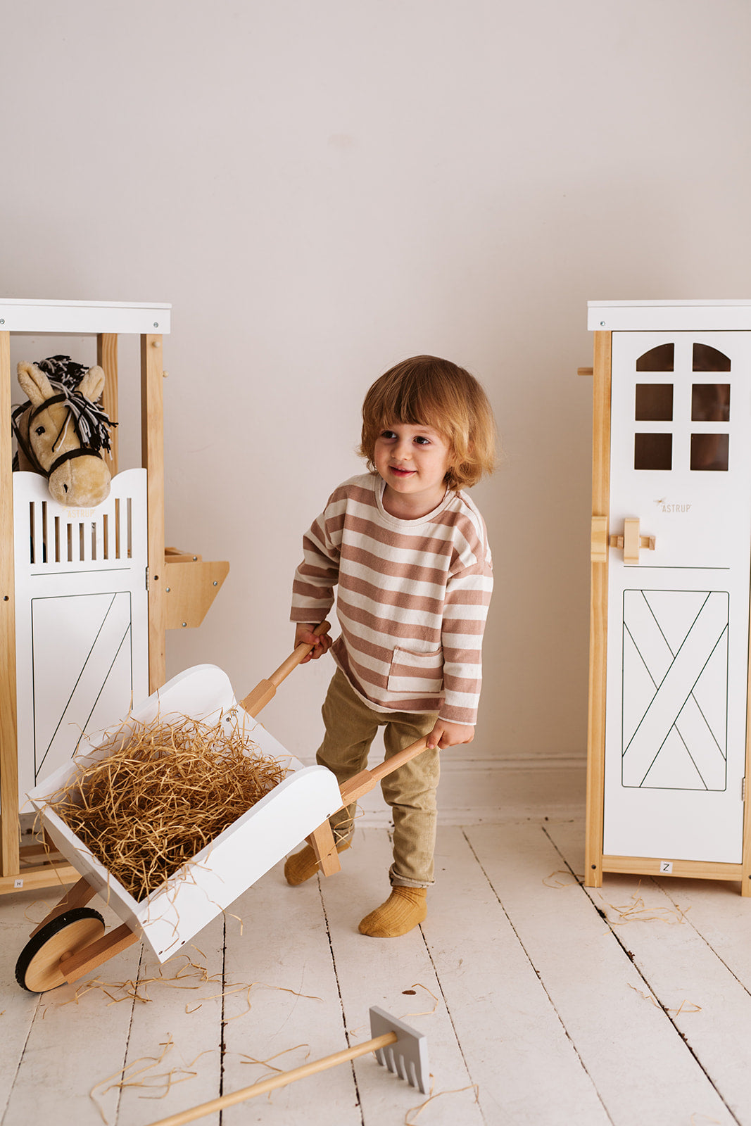 Roaba de lemn pentru copii Hobby Horse