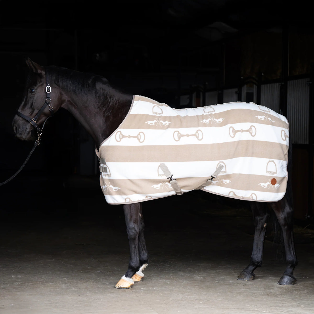 Patura fleece HV Polo Gwenny Print