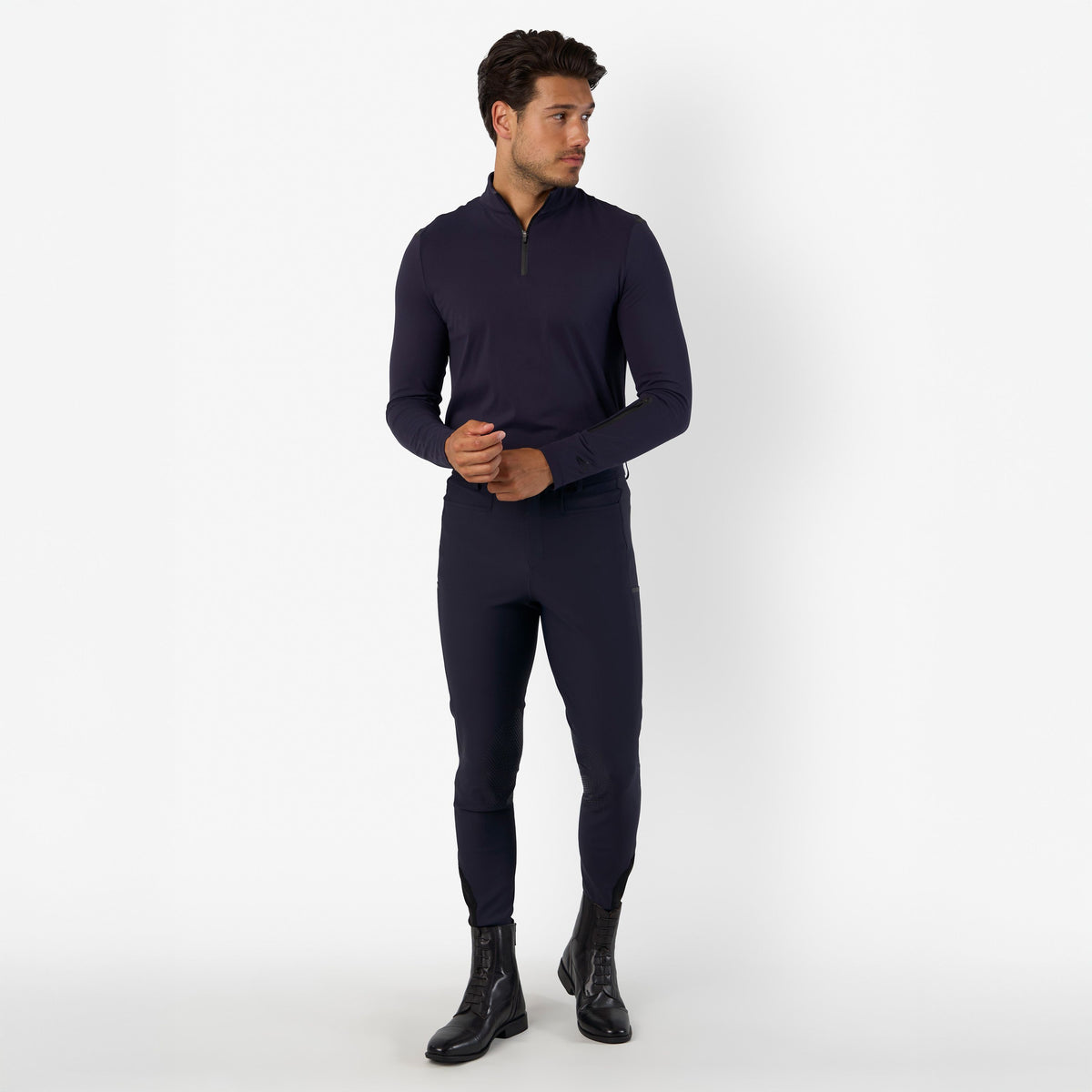 Pantaloni echitatie ES Camelio Men KneeGrip