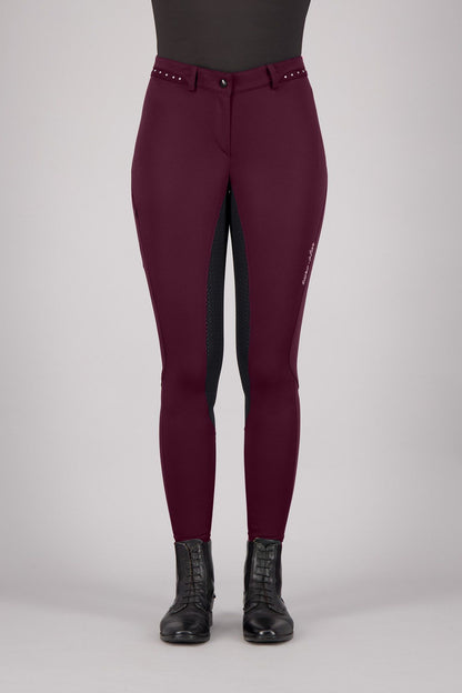 Pantaloni de echitatie ES Equitation Queen Diamond FullGrip